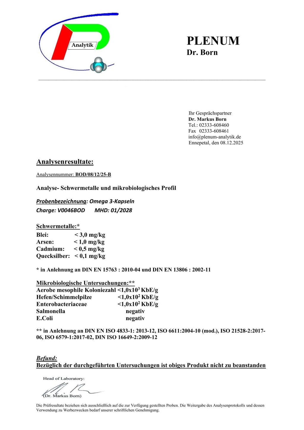 Hochdosierte Omega-3 (Halal Gelatine) - 120 Softgels