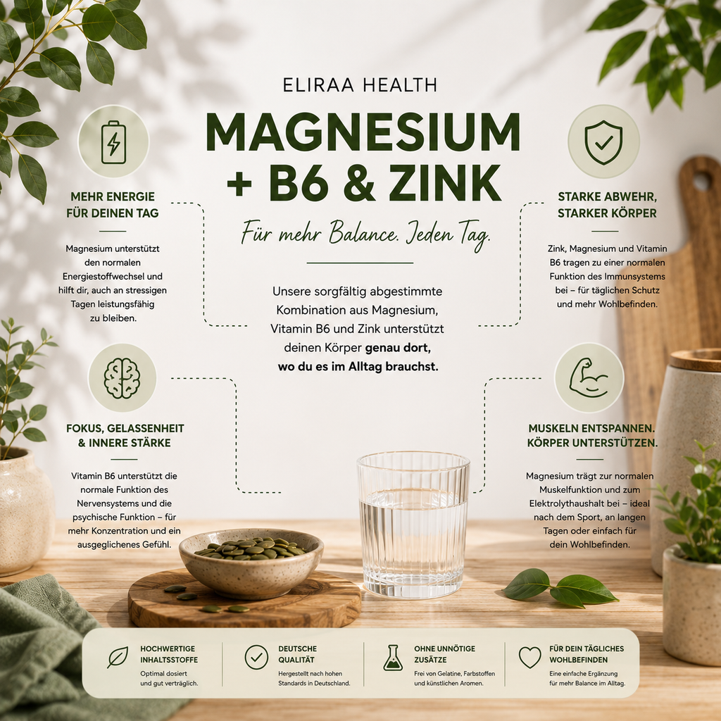 Magnesium + Zink + B6 Gummies - 60 Stk.