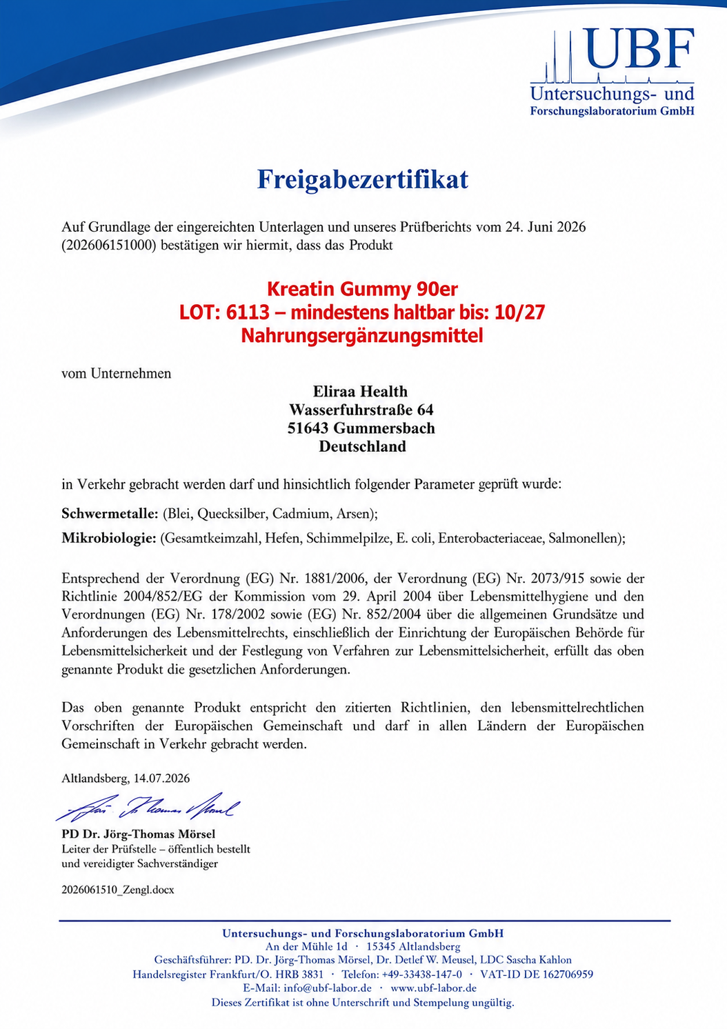 Kreatin Gummies Kirsche - 90 Stk.